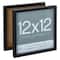 9 Packs: 2 ct. (18 total) Black Fundamentals 12&#x22; x 12&#x22; Display Case by Studio D&#xE9;cor&#xAE;